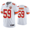 Men’s Kansas City Chiefs #59 Joshua Kaindoh Nike White Vapor Untouchable Limited Jersey