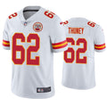 Men’s Kansas City Chiefs #62 Joe Thuney Nike White Vapor Untouchable Limited Jersey