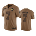 Men’s Kansas City Chiefs #7 Harrison Butker Brown 2023 Salute To Service Limited Jersey