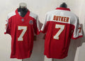 Men’s Kansas City Chiefs #7 Harrison Butker Red White Gratitude F.U.S.E. Vapor Limited Jersey