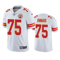 Men’s Kansas City Chiefs #75 Darian Kinnard White Vapor Untouchable Limited Jersey