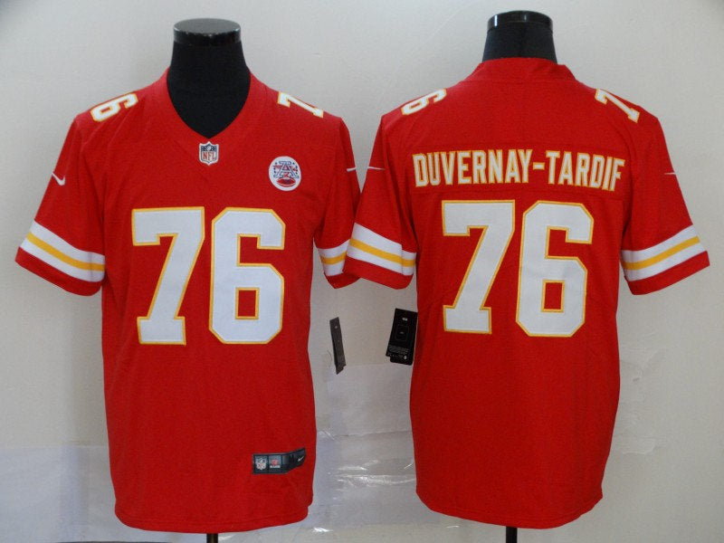 Men’s Kansas City Chiefs #76 Laurent Duvernay-Tardif Nike Red Game Player Football Jersey