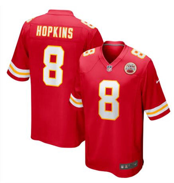 Mens Kansas City Chiefs #8 DeAndre Hopkins Nike Red Vapor Untouchable Limited Jersey(2)