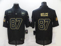Men’s Kansas City Chiefs #87 Travis Kelce Black Jersey
