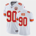 Mens Kansas City Chiefs #90 Jarran Reed Nike White Vapor Limited Jersey