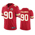 Men’s Kansas City Chiefs #90 Taylor Stallworth Nike Red Vapor Untouchable Limited Player Jersey