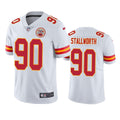 Men’s Kansas City Chiefs #90 Taylor Stallworth White Vapor Untouchable Limited Player Jersey