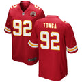 Men’s Kansas City Chiefs #92 Khyiris Tonga Nike Red Vapor F.U.S.E. Limited Jersey