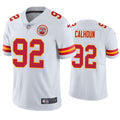 Men’s Kansas City Chiefs #92 Shilique Calhoun  Nike White Vapor Untouchable Limited Jersey
