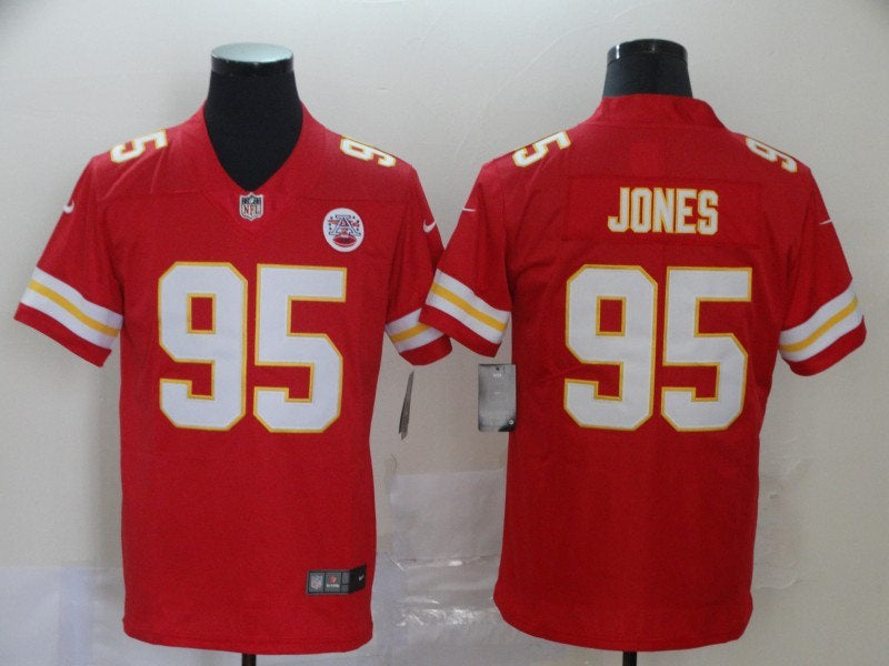 Men’s Kansas City Chiefs #95 Chris Jones  Nike Red Game Football Jersey