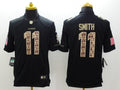 Men’s Kansas City Chiefs Alex Smith #11 Black Jersey