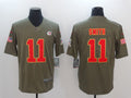 Men’s Kansas City Chiefs Alex Smith #11 Brown Jersey