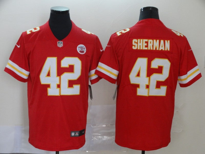 Men’s Kansas City Chiefs Anthony Sherman #42 Red Jersey