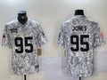 Men’s Kansas City Chiefs Chris Jones #95 Arctic Camo 2024 Salute to Service Limited Jersey