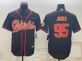 Men’s Kansas City Chiefs Chris Jones #95 Black Jersey Joint Edition
