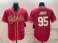 Men’s Kansas City Chiefs Chris Jones #95 Red Jersey Joint Edition