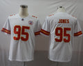 Men’s Kansas City Chiefs Chris Jones #95 White Jersey