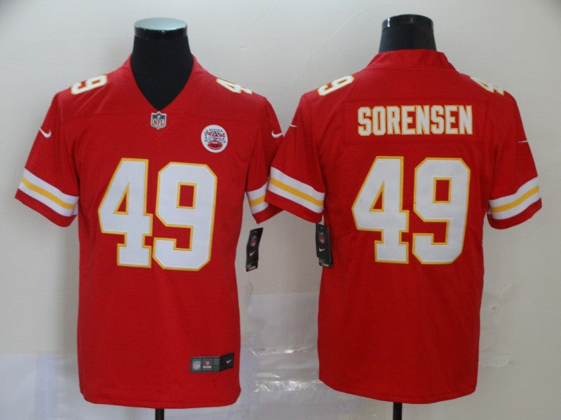 Men’s Kansas City Chiefs Daniel Sorensen #49 Red Jersey