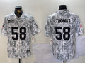 Men’s Kansas City Chiefs Derrick Thomas #58 Arctic Camo 2024 Salute to Service Retired Limited Jersey