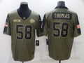 Men’s Kansas City Chiefs Derrick Thomas #58 Brown Jersey