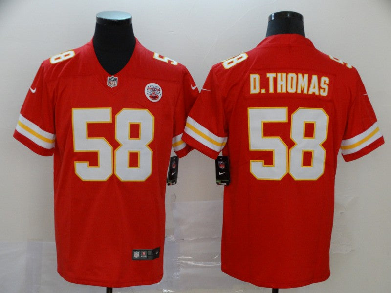 Men’s Kansas City Chiefs Derrick Thomas #58 Red Jersey