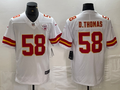 Men’s Kansas City Chiefs Derrick Thomas #58 White Jersey