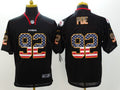 Men’s Kansas City Chiefs Dontari Poe #92 Black Jersey