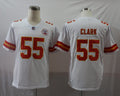 Men’s Kansas City Chiefs Frank Clark #55 White Jersey