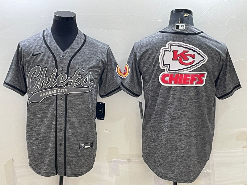Men’s Kansas City Chiefs Grey Jersey