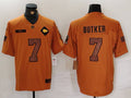 Men’s Kansas City Chiefs Harrison Butker #7 Brown 2023 Salute To Service Limited Jersey