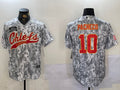 Men’s Kansas City Chiefs Isiah Pacheco #10 Arctic Camo Salute to Service Limited Jersey