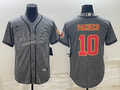 Men’s Kansas City Chiefs Isiah Pacheco #10 Grey Jersey Joint Edition