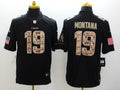 Men’s Kansas City Chiefs Joe Montana #19 Black Jersey