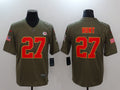 Men’s Kansas City Chiefs Karim Hunt #27 Brown Jersey
