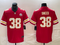 Men’s Kansas City Chiefs L’Jarius Sneed #38 Red Jersey