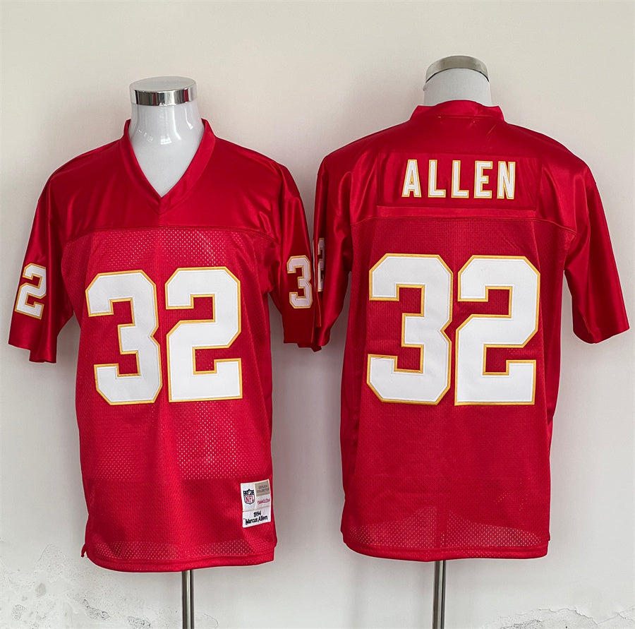 Men’s Kansas City Chiefs Marcus Allen Mitchell & Ness Red Legacy Jersey