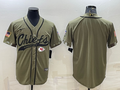 Men’s Kansas City Chiefs Olive 2022 Salute To Service Limited Blank Jersey