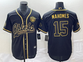 Men’s Kansas City Chiefs Patrick Mahomes #15 Black Alternate Jersey Joint Edition