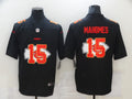 Men’s Kansas City Chiefs Patrick Mahomes #15 Black Alternate Jersey