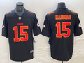 Men’s Kansas City Chiefs Patrick Mahomes #15 Black Jersey