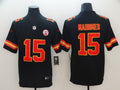 Men’s Kansas City Chiefs Patrick Mahomes #15 Black Jersey