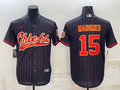 Men’s Kansas City Chiefs Patrick Mahomes #15 Black Team Jersey Joint Edition
