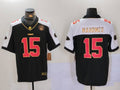 Men’s Kansas City Chiefs Patrick Mahomes #15 Black Vapor F.U.S.E. Limited Jersey