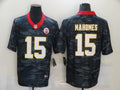 Men’s Kansas City Chiefs Patrick Mahomes #15 Gray Camouflage Jersey