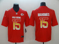 Men’s Kansas City Chiefs Patrick Mahomes #15 Red All Star Jersey