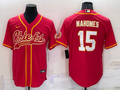 Men’s Kansas City Chiefs Patrick Mahomes #15 Red Jersey Joint Edition
