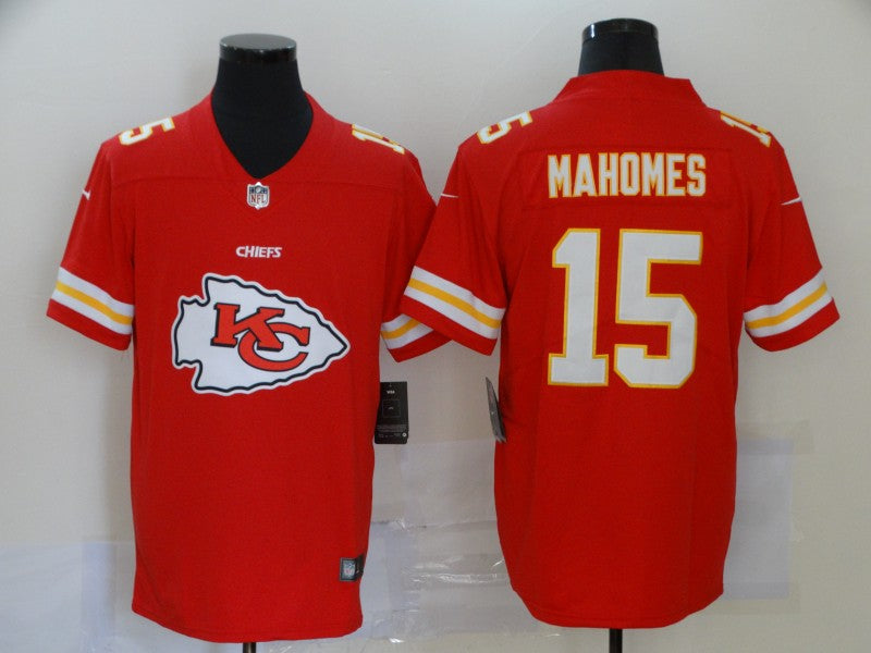 Men’s Kansas City Chiefs Patrick Mahomes #15 Red Jersey