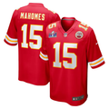 Men’s Kansas City Chiefs Patrick Mahomes #15 Red Super Bowl LVIII Jersey