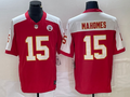 Men’s Kansas City Chiefs Patrick Mahomes #15 Red Vapor F.U.S.E. Limited Jersey