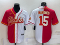 Men’s Kansas City Chiefs Patrick Mahomes #15 Red/White Jersey Joint Edition